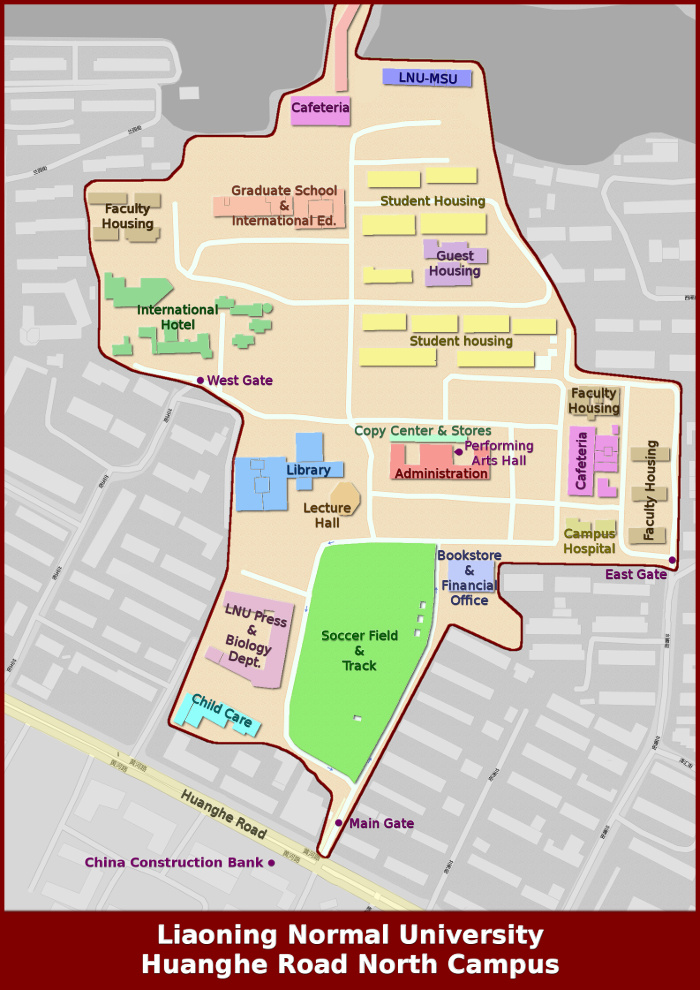 LNU-MSU Campus Map