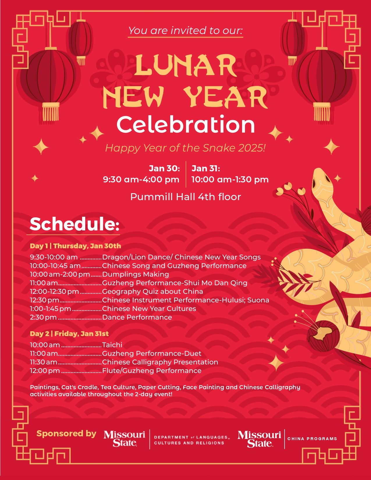 2024 Chinese New Year schedule